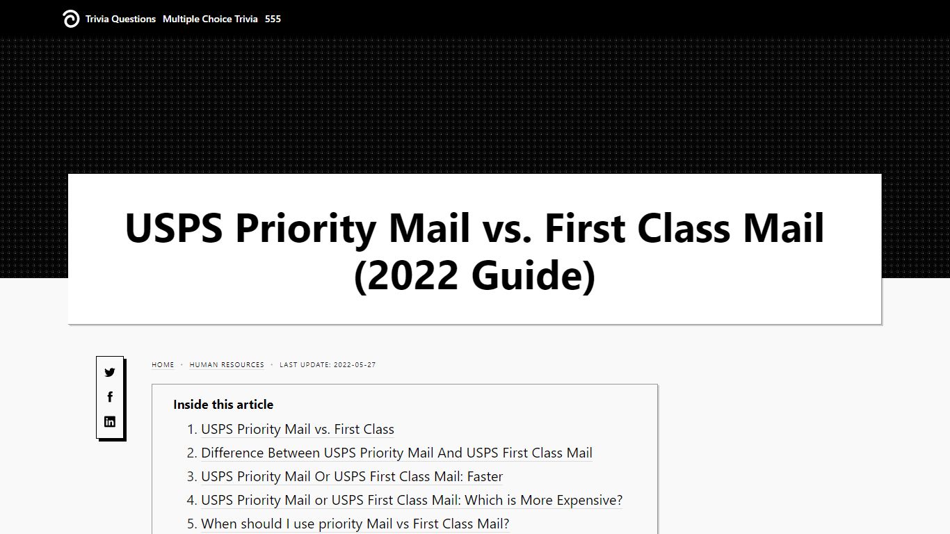 USPS Priority Mail vs. First Class Mail (2022 Guide) - Algrim.co