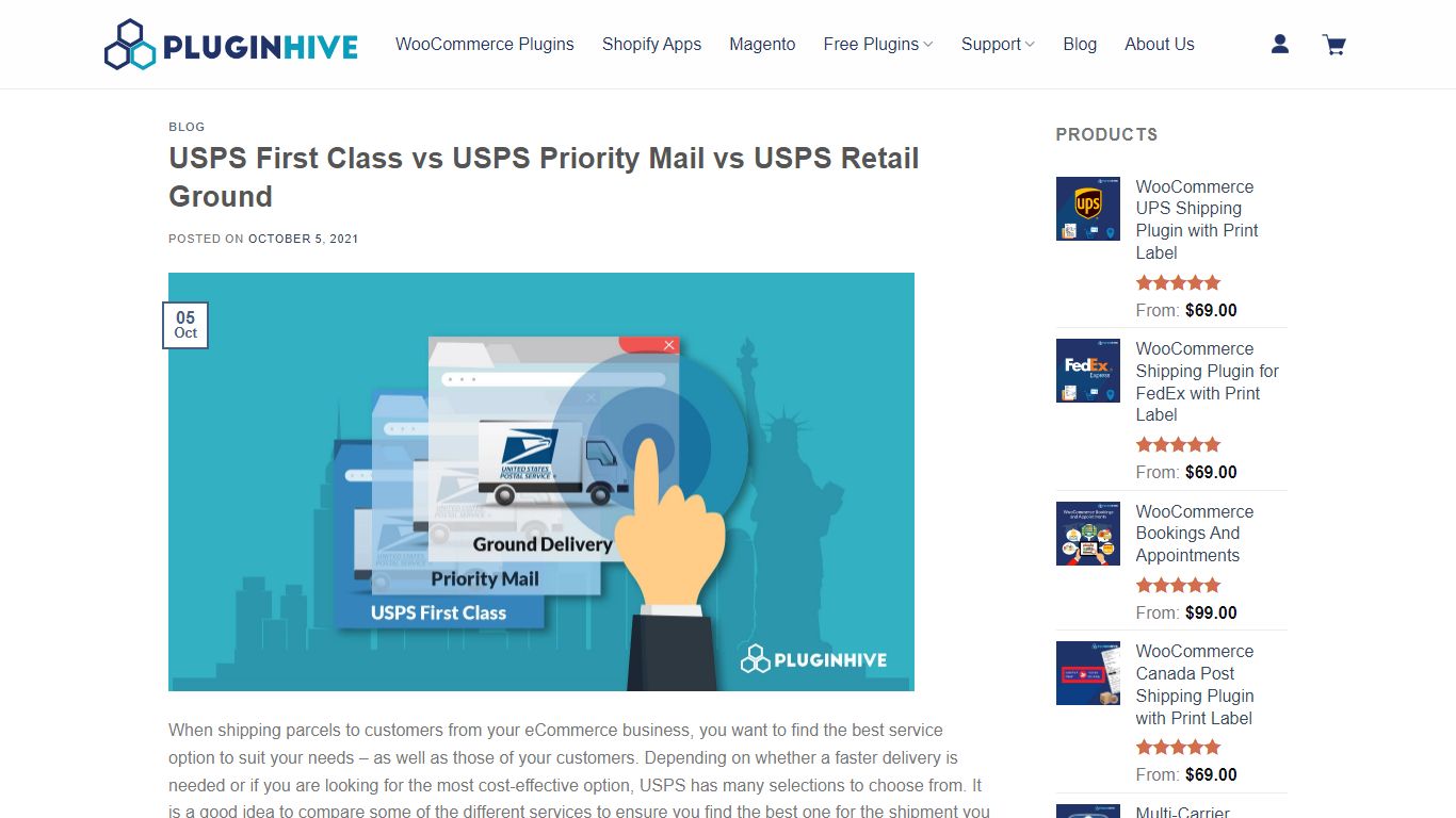 USPS First Class vs USPS Priority Mail vs USPS Retail Ground